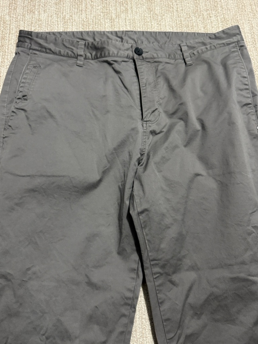 Vuori Men's 36x31 Gray Collins Chino Pants Stretch Straight Leg Lightweight - Picture 2 of 10